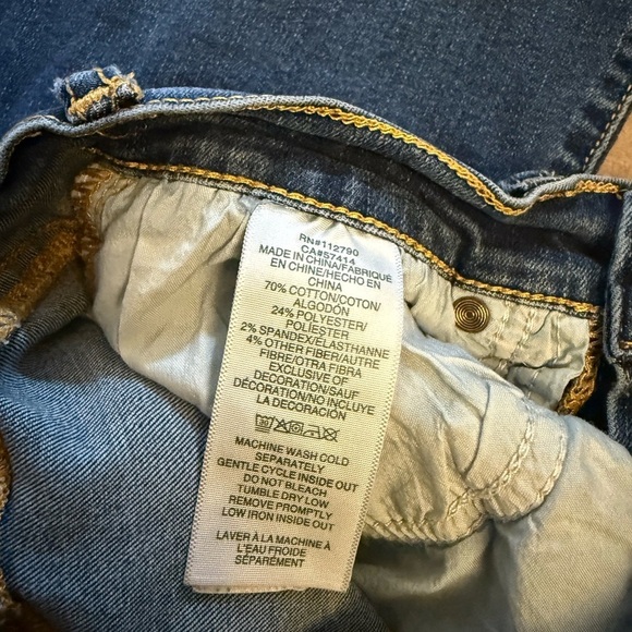 True Religion Women's Dark Blue Charlie Vintage High Rise Flare Jeans - Picture 7 of 8